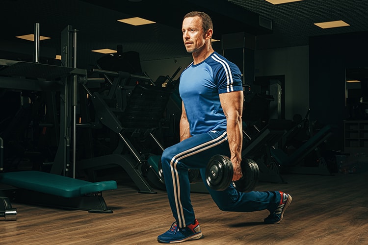 How To Do Dumbbell Lunges Exercise - My On Demand Coach