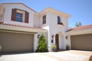 Free White Concrete 2-storey House Stock Photo