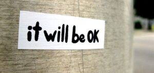 A sign saying